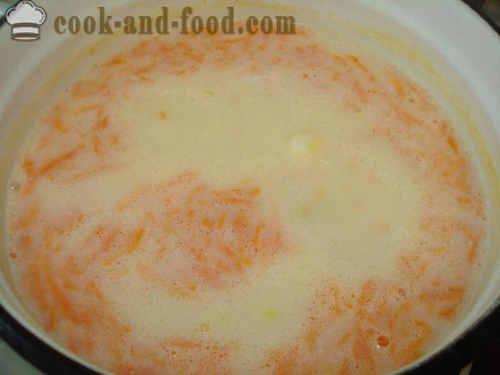 Sopa de ervilha com frango e croutons - como cozinhar sopa de ervilha com frango e queijo derretido, um passo a passo fotos de receitas