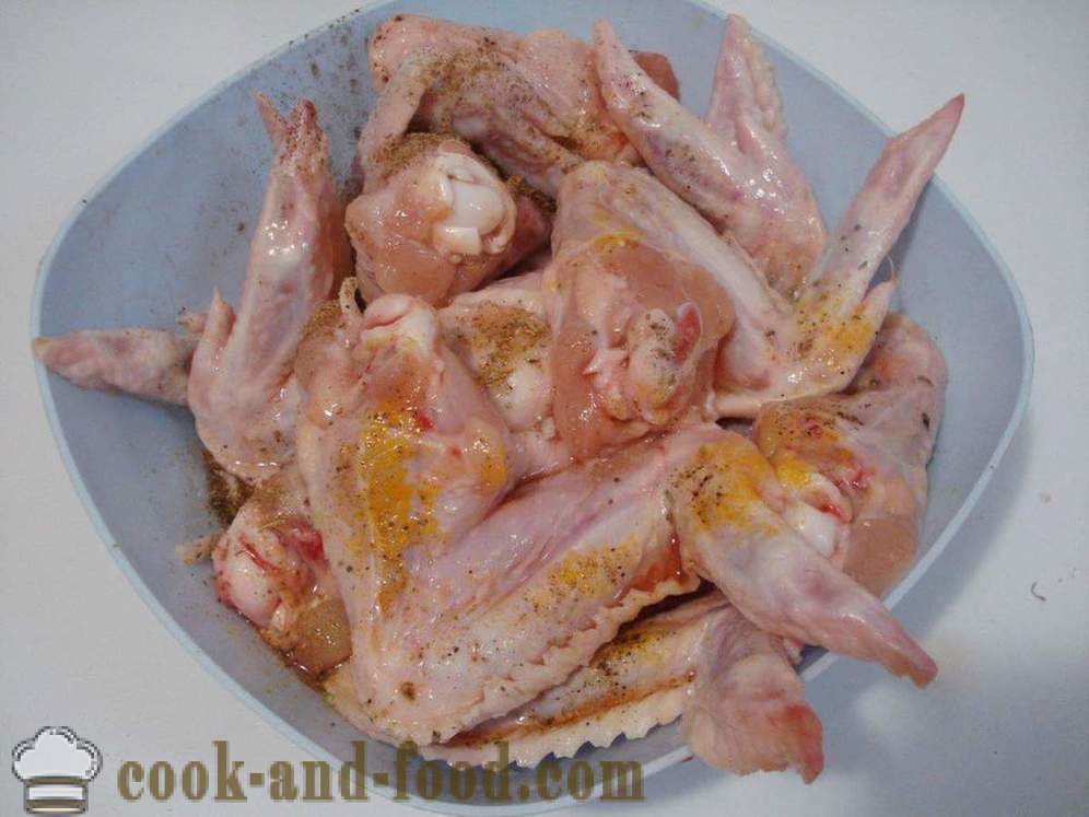 Espetos de asas de frango - como cozinhar espetos de asas de frango, um passo a passo fotos de receitas