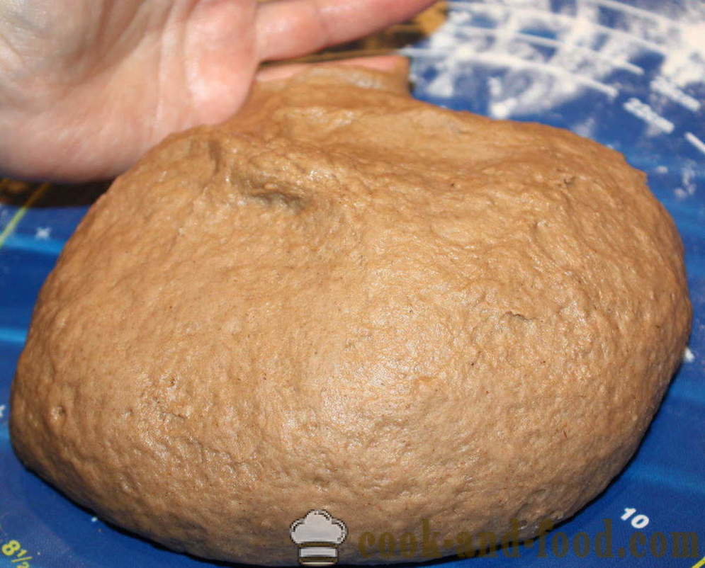 Mel massa gingerbread à mão - uma maneira fácil de preparar a massa de pão de gengibre, um passo a passo fotos de receitas