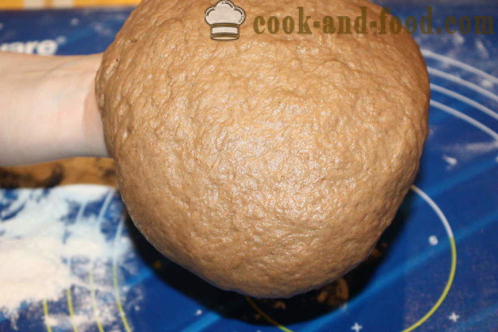 Mel massa gingerbread à mão - uma maneira fácil de preparar a massa de pão de gengibre, um passo a passo fotos de receitas
