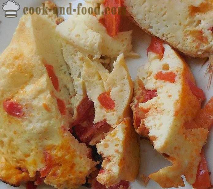 Omelete com tomates em multivarka - como cozinhar uma omelete em multivarka, passo a passo fotos de receitas
