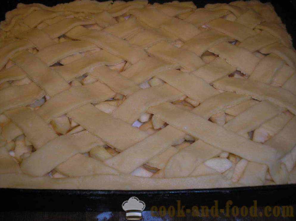 Abra a massa da torta de maçã - como cozinhar massa de torta de maçã, um passo a passo fotos de receitas
