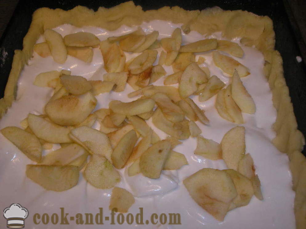 Abra a massa da torta de maçã - como cozinhar massa de torta de maçã, um passo a passo fotos de receitas