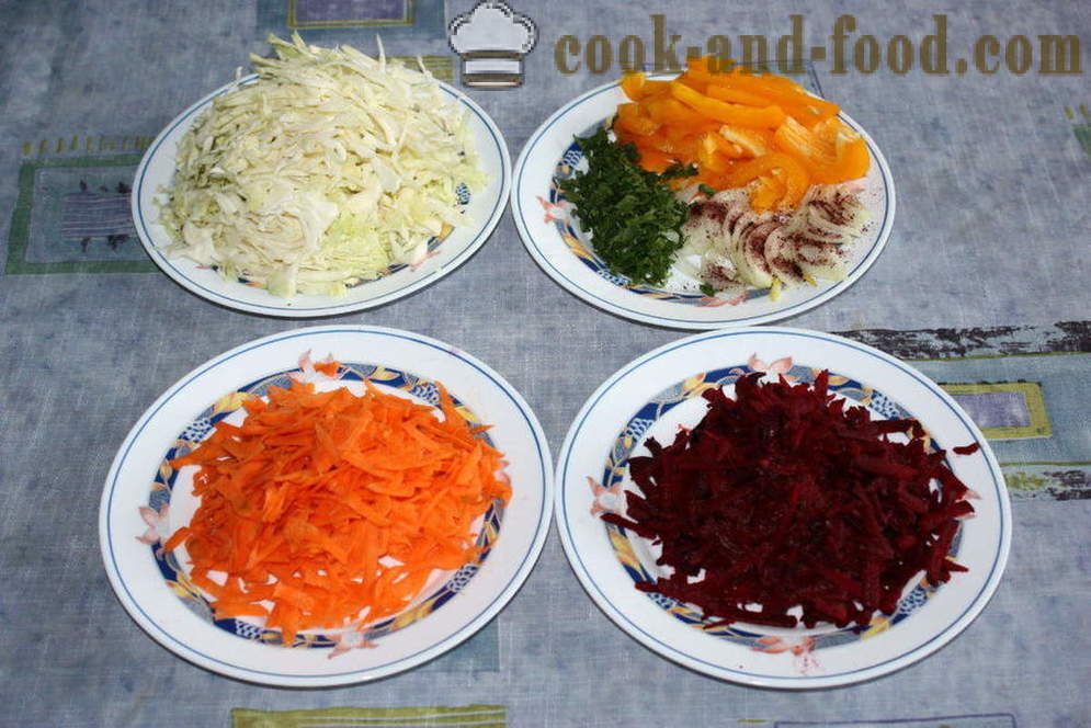 Salada de vitamina couve e outros vegetais frescos - como fazer a vitamina salada com couve, um passo a passo fotos de receitas