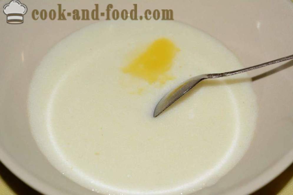 Semolina no leite sem grumos na panela - como cozinhar mingau com leite sem grumos, passo a passo fotos de receitas