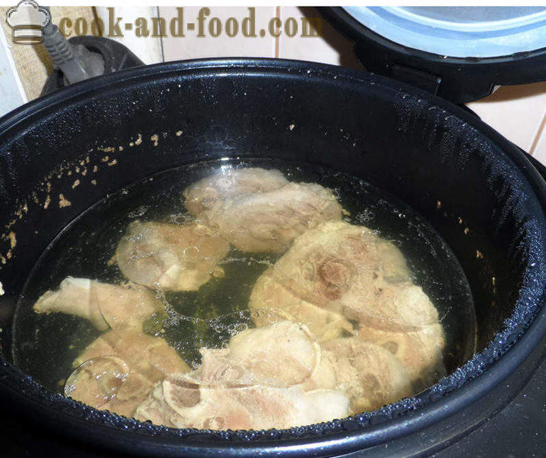 Sopa shourpa em casa - como cozinhar Shurpa em casa, passo a passo fotos de receitas