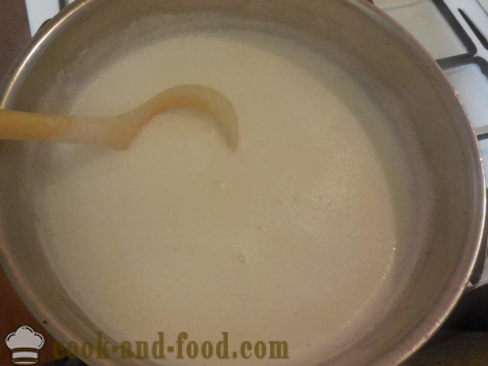 Sago mingau de leite - como cozinhar mingau de leite sagu, um passo a passo fotos de receitas