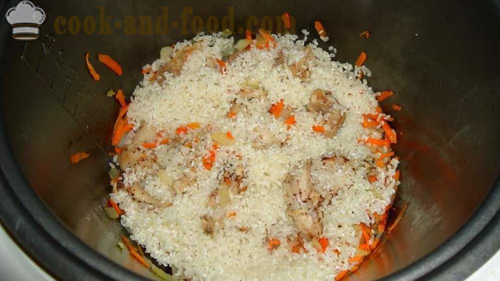Multivarka pilaf de coelho - como cozinhar risoto com coelho em multivarka, passo a passo fotos de receitas