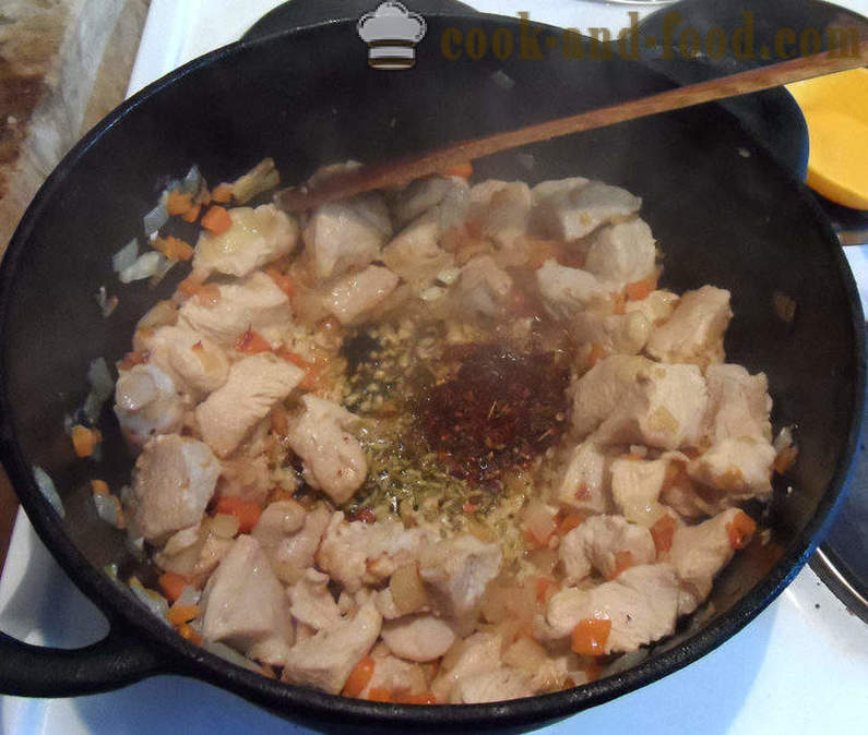 Goulash húngaro - como cozinhar sopa de goulash com chipetkami, passo a passo fotos de receitas