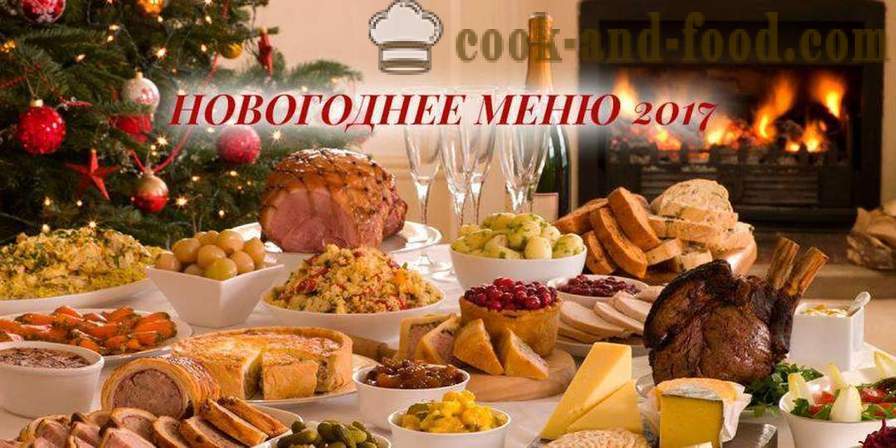 O que cozinhar para o 2017 Ano Novo - Menu de Ano Novo no ano do galo, receitas com fotos