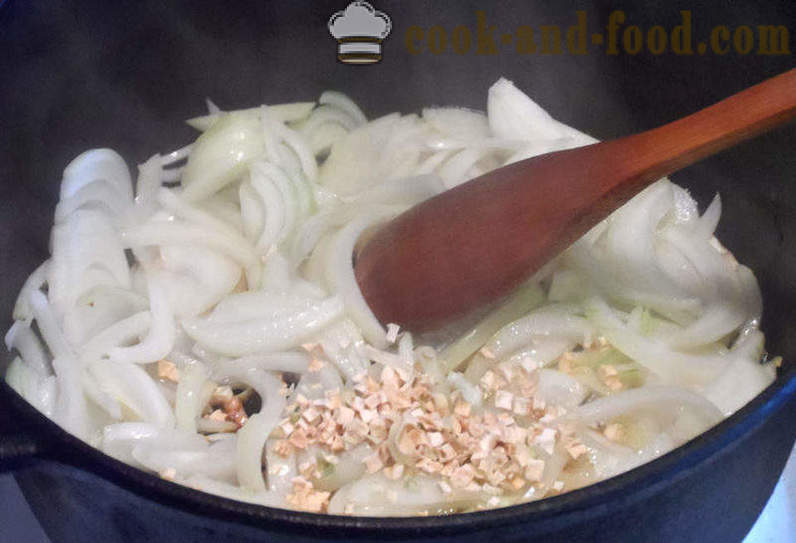 Sopa kharcho com arroz - como cozinhar sopa grub em casa, passo a passo fotos de receitas