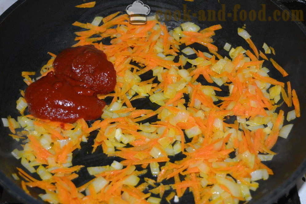 Almôndegas de carne picada com cevada no forno - como cozinhar almôndegas com molho, um passo a passo fotos de receitas