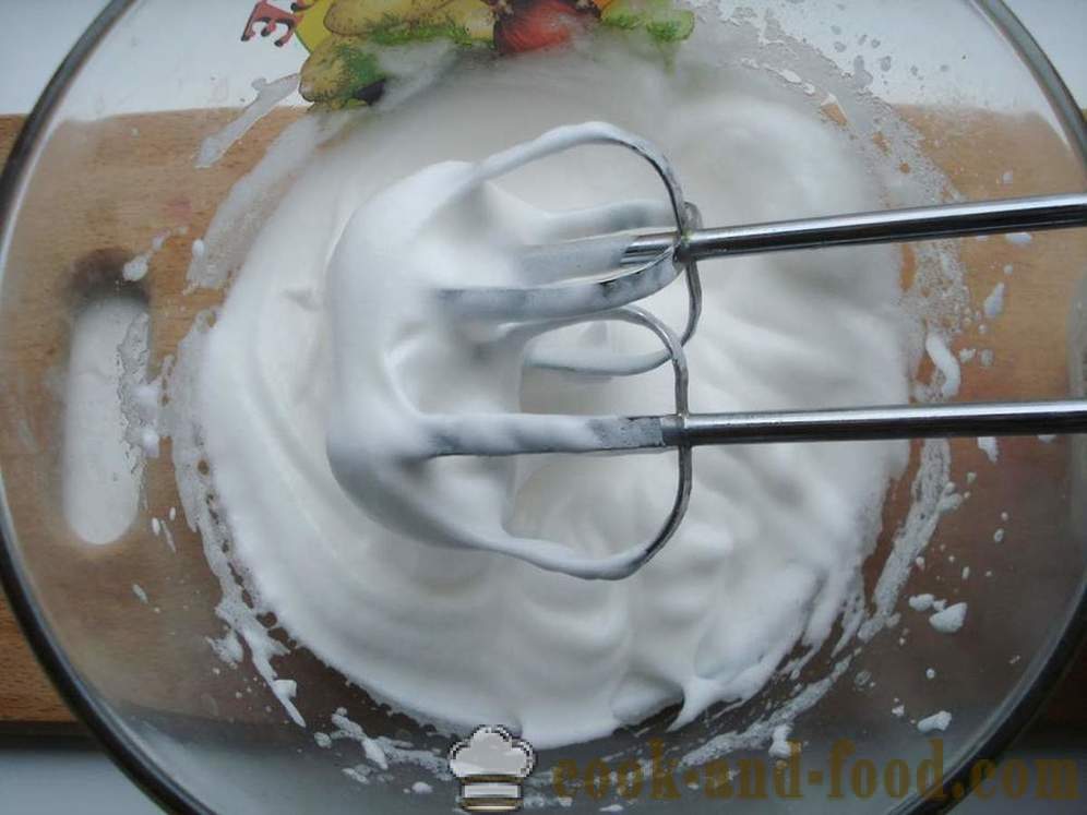 Merengue de limão com nozes no forno - Como cozinhar o merengue em casa, fotos passo a passo receita
