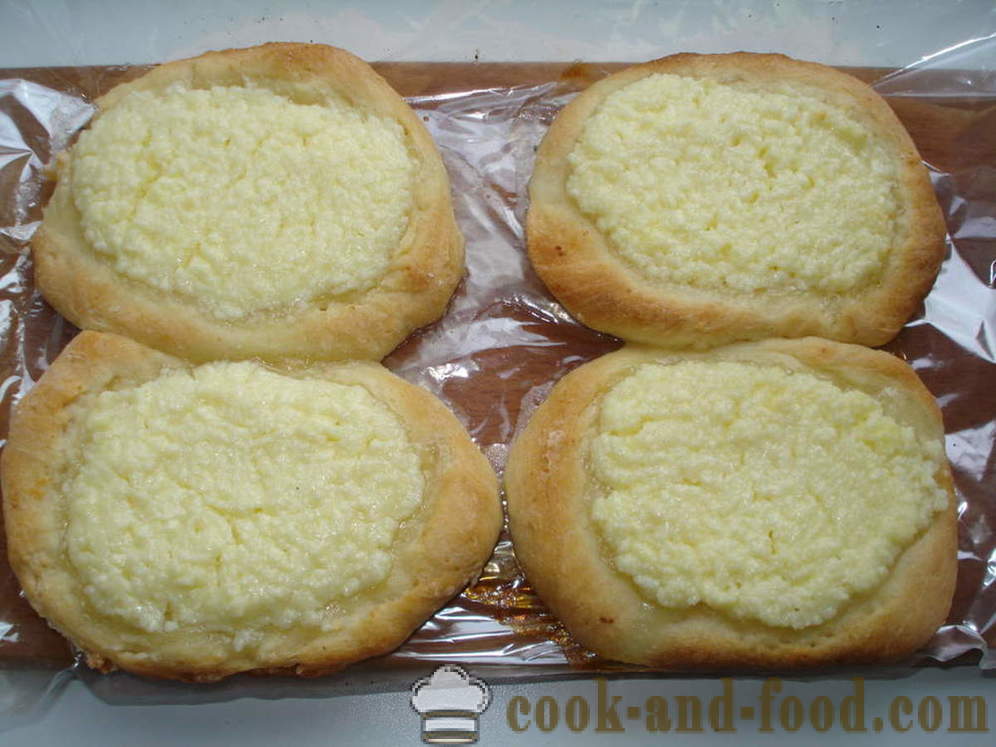 Cheesecake com massa de pão no forno - como cozinhar cheesecake com queijo cottage, um passo a passo fotos de receitas