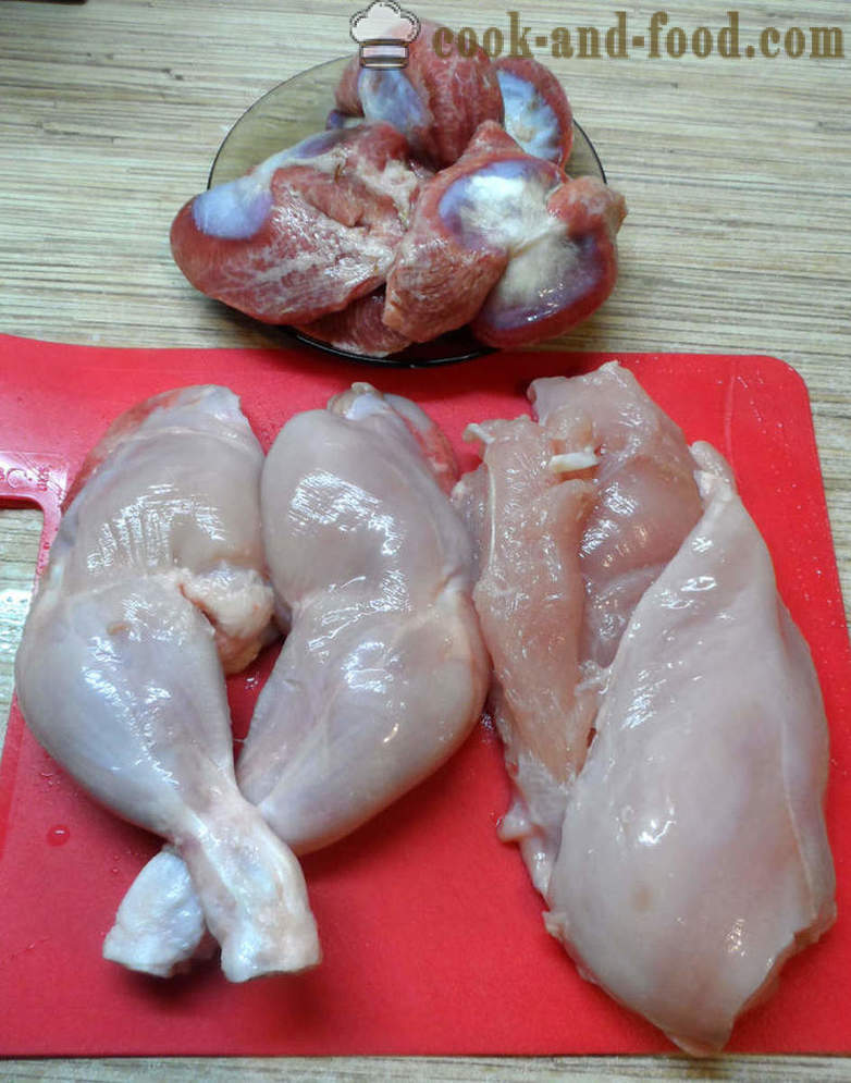 Presunto de frango em multivarka - como fazer um presunto de frango em casa, passo a passo fotos de receitas