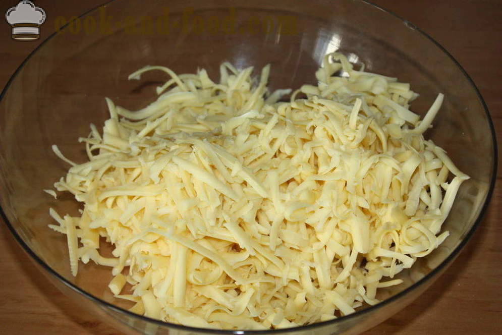 Aperitivo frio de queijo - como cozinhar um lanche de queijo derretido no forno, com um passo a passo fotos de receitas
