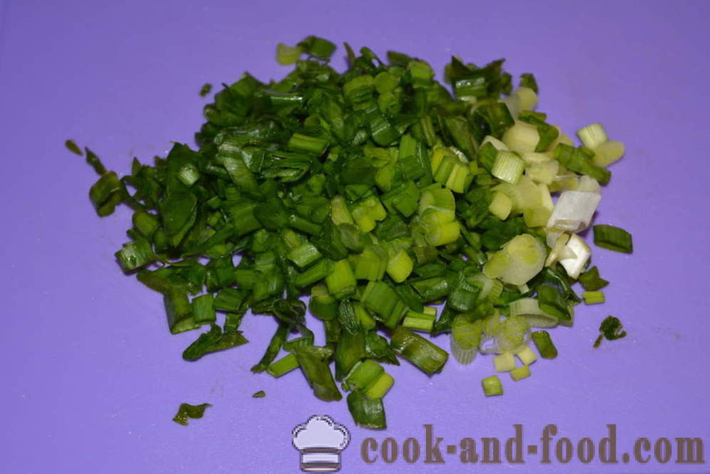 Salada saboroso de alcachofra e cenouras e cebolas verdes - como preparar uma salada de alcachofra e cenouras receita com uma foto