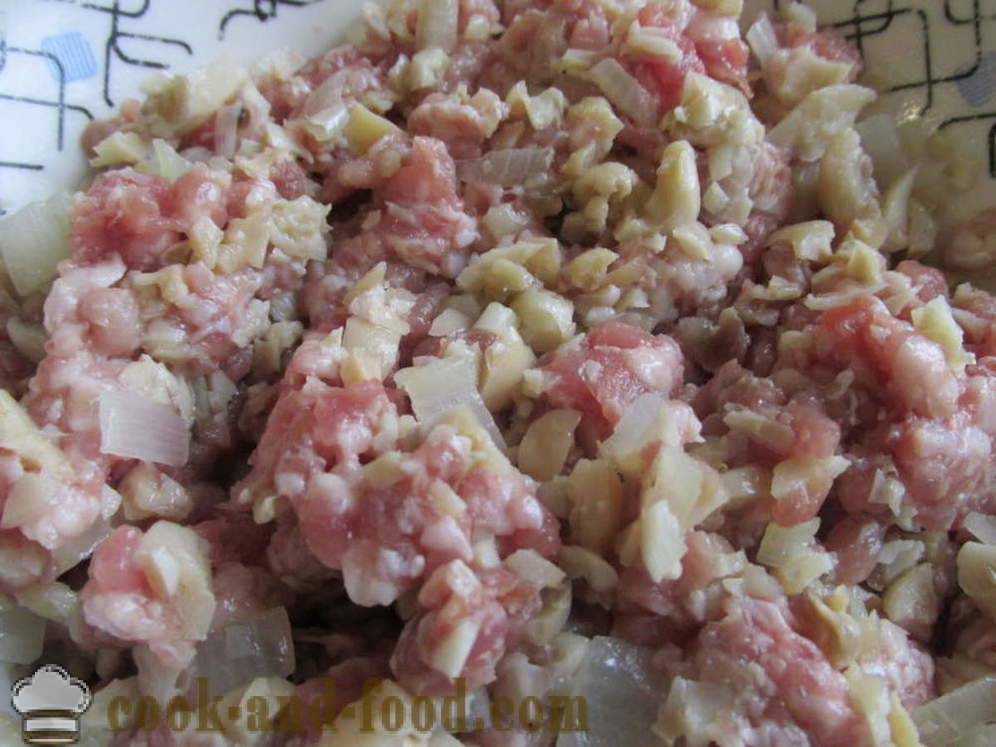 Pimenta enchida com carne e cogumelos - como cozinhar pimentos recheados, um passo a passo fotos de receitas
