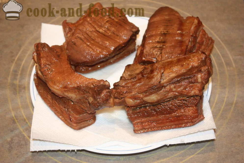 Bacon em cascas de cebola - como cozinhar bacon em cascas de cebola, um passo a passo fotos de receitas