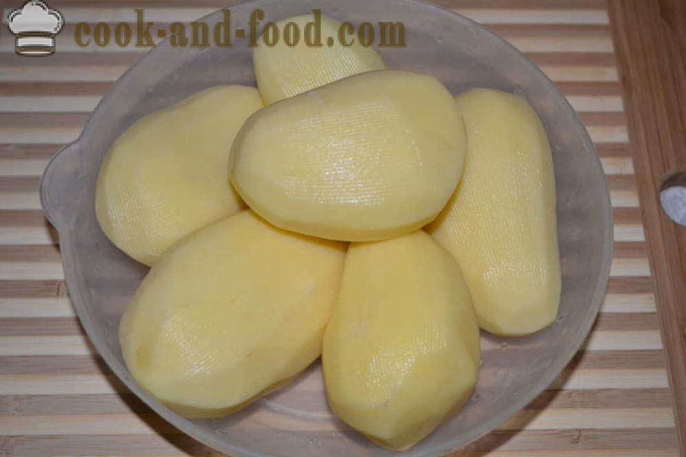 Fígado de frango concurso com batatas em multivarka - Como cozinhar batatas com fígado de galinha em multivarka, passo a passo fotos de receitas