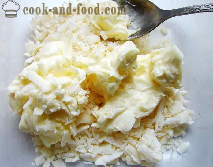 Queijo sanduíche de manteiga de alho - como cozinhar queijo manteiga, uma receita simples com uma foto