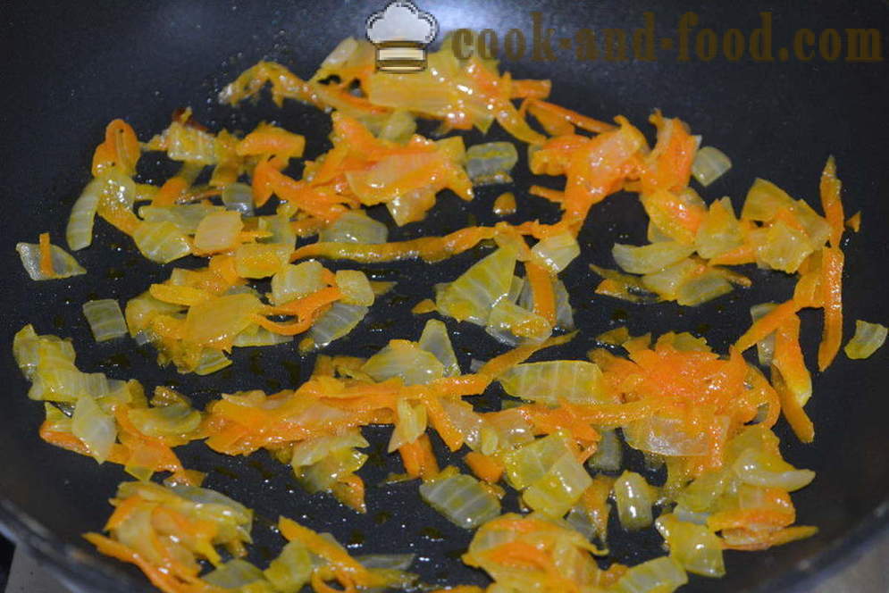 Trigo mourisco friável delicioso com legumes em uma panela - como cozinhar trigo mourisco com legumes, um passo a passo fotos de receitas