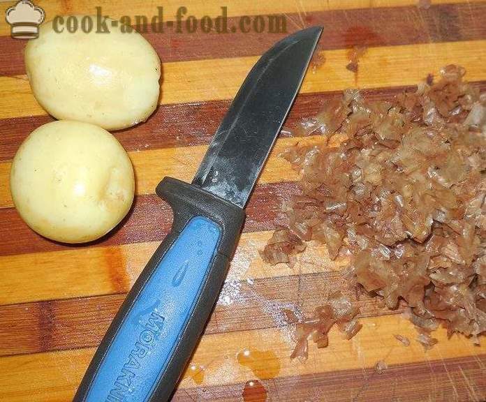 Batatas novas deliciosos assados ​​no forno com a carne - como deliciosos assados ​​batatas novas no buraco, a receita com fotos, passo a passo