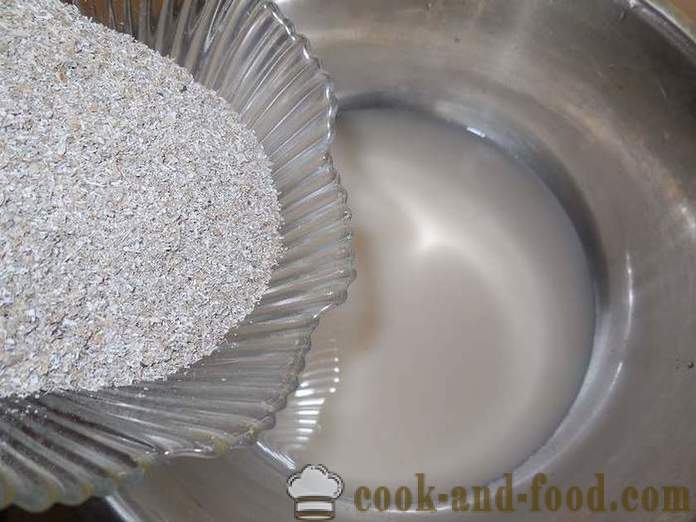 Delicioso e saudável integral cereal farelo de trigo - como fazer pão caseiro, uma receita simples e passo a passo foto