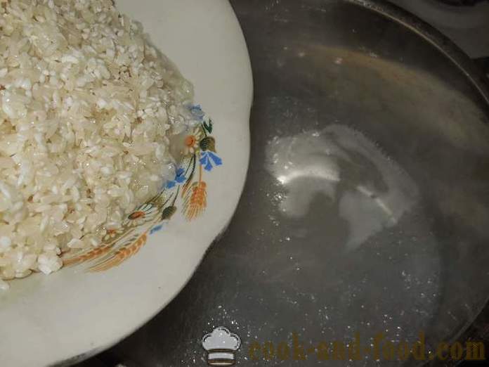 Como cozinhar mingau de arroz na água em um enfeite - uma receita com uma foto