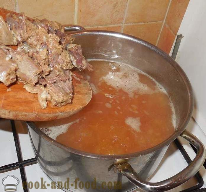 Sopa caseira deliciosa com feijão em ucraniano - como cozinhar sopa com feijão em ucraniano - um passo a passo fotos de receitas