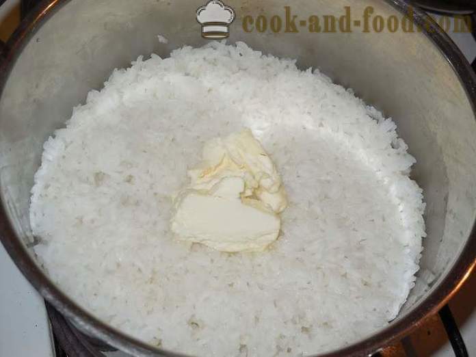 Como cozinhar enfeite arroz crocante em uma panela corretamente - como preparar o arroz na água - um passo a passo fotos de receitas