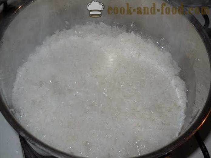 Como cozinhar enfeite arroz crocante em uma panela corretamente - como preparar o arroz na água - um passo a passo fotos de receitas