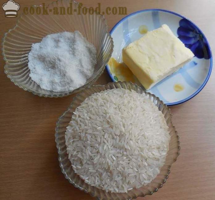 Como cozinhar enfeite arroz crocante em uma panela corretamente - como preparar o arroz na água - um passo a passo fotos de receitas