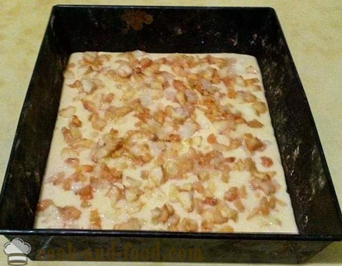Receita de torta de maçã no forno - um passo a receita passo com fotos como assar uma torta de maçã com creme de leite rápida e facilmente