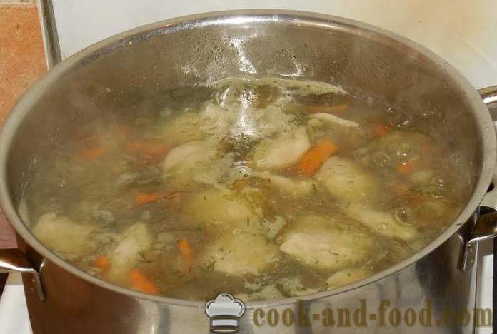Sopa de legumes com bolinhos de massa - como cozinhar sopa com bolinhos de massa - receita da avó com fotos passo a passo