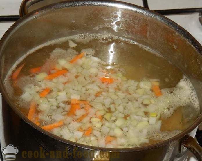 Sopa de legumes com bolinhos de massa - como cozinhar sopa com bolinhos de massa - receita da avó com fotos passo a passo