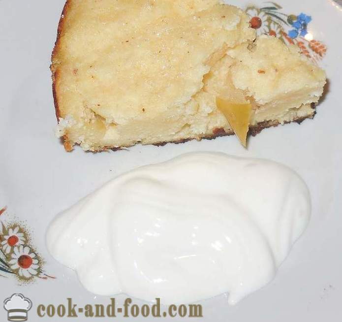 Cottage caçarola de queijo com semolina em multivarka - um passo a receita passo com fotos - Como fazer queijo cottage caçarola em multivarka