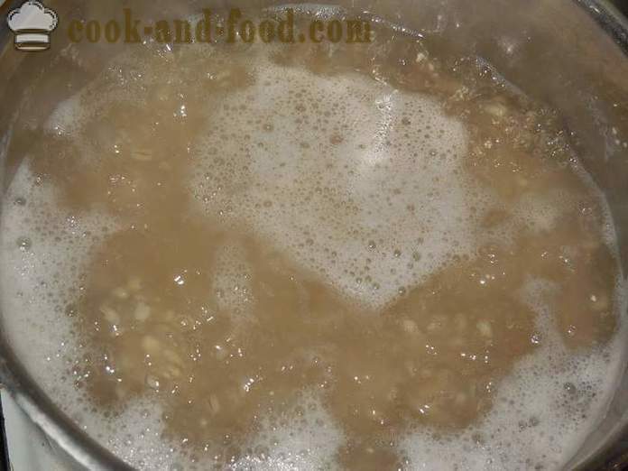 Mingau de cevada delicioso sobre a água - um passo a receita passo com fotos - como cozinhar mingau de cevada