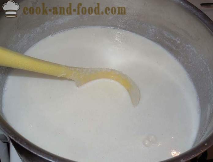 Como cozinhar mingau com leite sem grumos - um passo a receita passo para a semolina com fotos