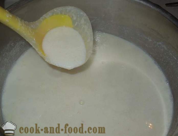 Como cozinhar mingau com leite sem grumos - um passo a receita passo para a semolina com fotos
