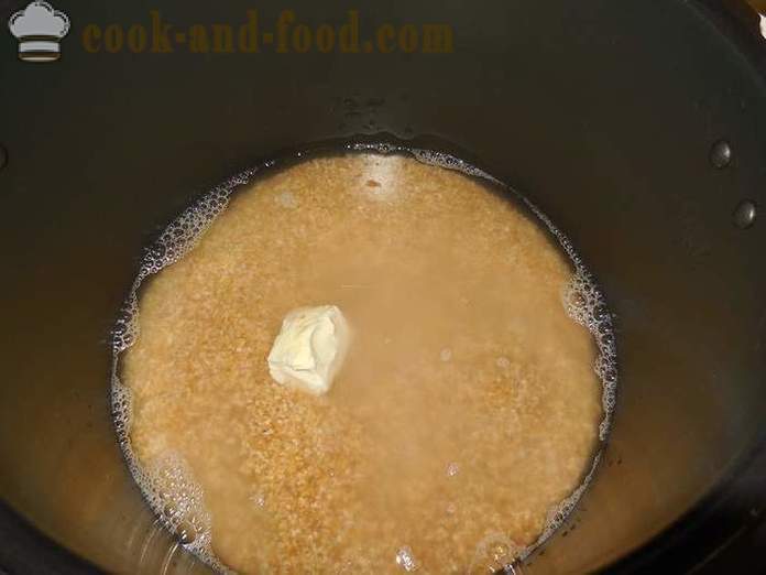 Mingau de trigo solta na água em multivarka - como preparar mingau de trigo na água - a receita com uma foto