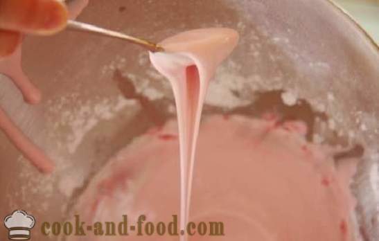 Raw branco e cor de esmalte - uma receita como preparar o esmalte de açúcar em pó e proteína