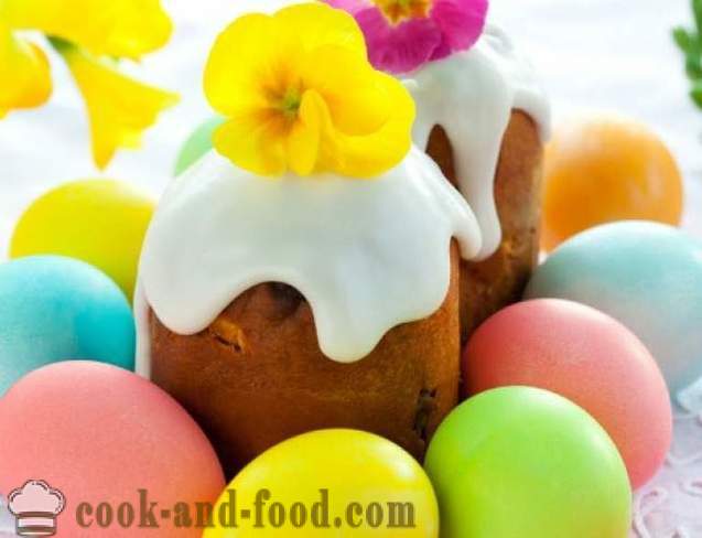 Bolo de Easter no iogurte e refrigerante sem ovos - deliciosa receita de bolo sem fermento