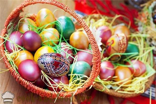 Ovos pintados ou Krashenki - como pintar ovos para a Páscoa