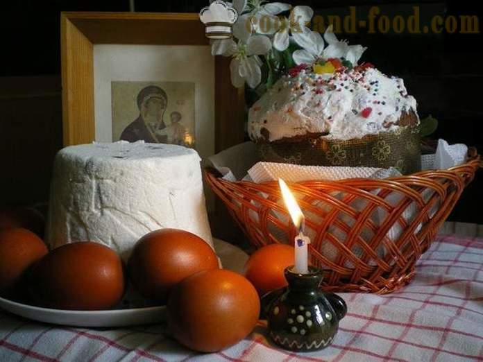 Tradições culinárias e costumes de Páscoa - mesa de Páscoa na tradição eslava ortodoxa