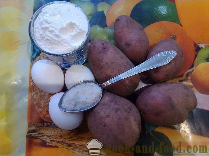 Panquecas de batata deliciosos, panquecas de batata de batatas ou panquecas de batata - como cozinhar panquecas, simples passo a passo receita com as fotos.