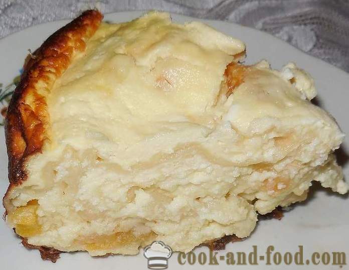 Torta de pão pita com queijo creme - pita torta simples e deliciosa no multivarka receita com as fotos.