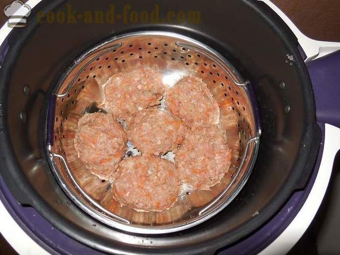 Grechanik com carne picada em multivarka - como cozinhar um peru Grechanik cozido no vapor, fotos passo a passo da receita.