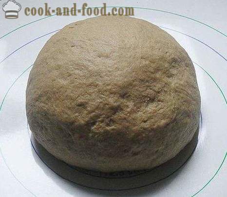 Pão sem fermento e iogurte fermento, cozido no forno - trigo - centeio, receita simples caseiro com uma foto