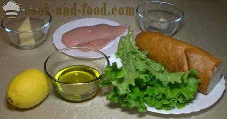 Salada Caesar com croutons - uma receita clássica com fotos e vídeos. Como preparar salada Caesar e molho de salada